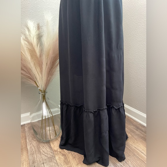 NEW Mainstrip - Black Fun Comfy Boho Vacation Destination Summer Maxi Dress - Picture 10 of 14